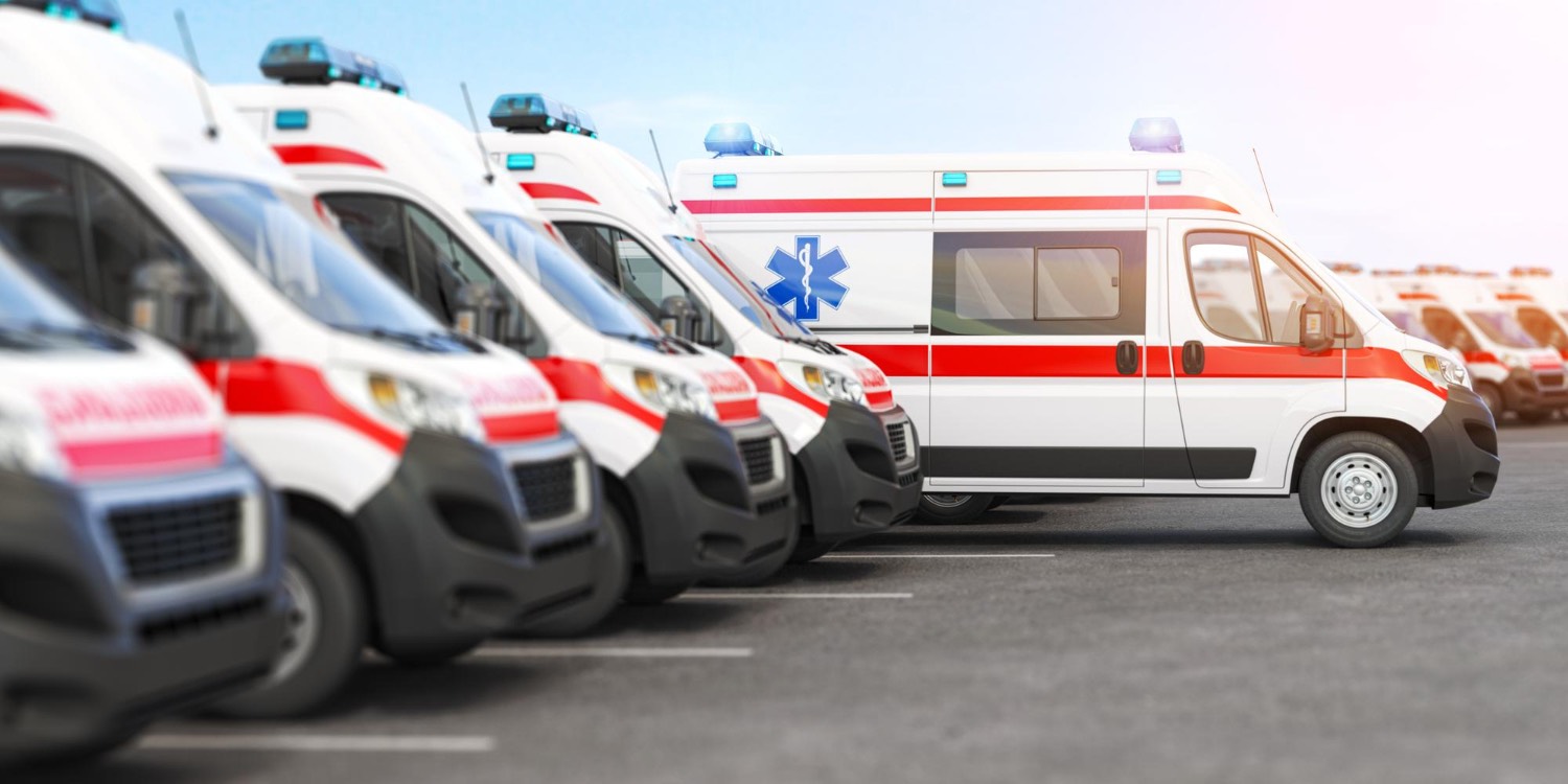 ambulance-cars-row-parking